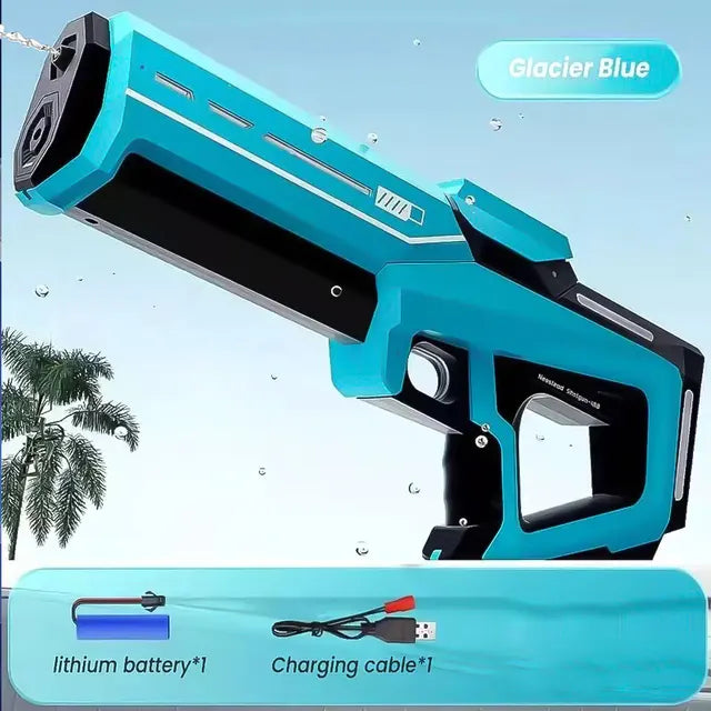"2024 Electric Water Guns: Powerful Squirt, Automatic Water Suction Blasters for Adults - Summer Outdoor Beach Toy, Ideal Kids Gift"