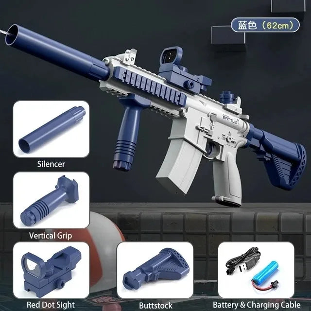 M416 Electric Water Gun Fully Automatic Shooting Toy Beach Outdoor Entertainment Children'S and Adult Gifts